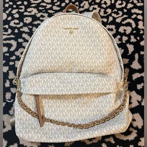 Micheal Kors Slater Large Logo Backpack